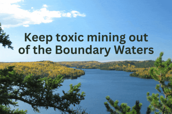 Send message: Keep toxic mining out of the Boundary Waters