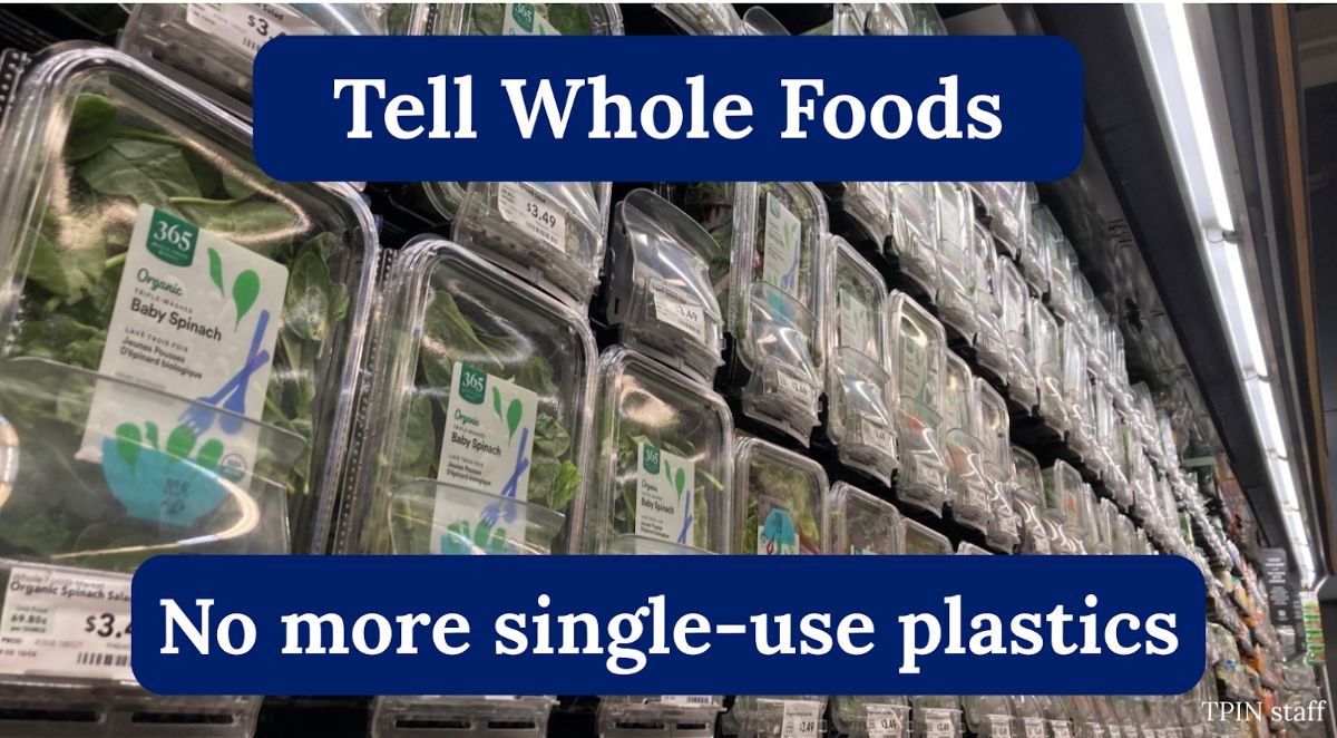 Tell Whole Foods: No more single-use plastic
