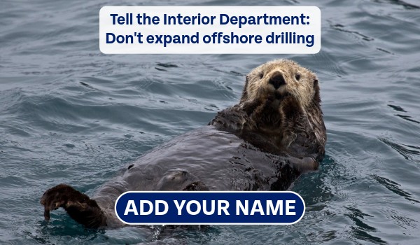 Tell the Interior Department: Don't expand offshore drilling. Add your name